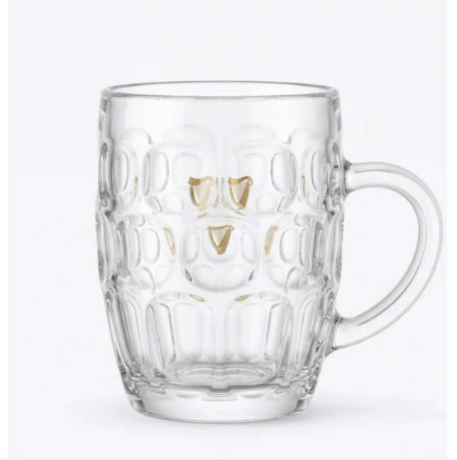 Guinness Gold Harp Dimple Tankard