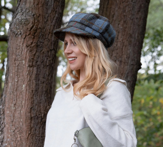 Harris Tweed Baker Boy Cap is