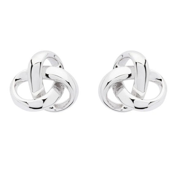 Sterling Silver Celtic Knot Stud Earrings