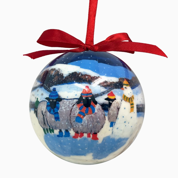 Christmas Bauble - Season's Bleatings