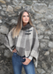 John Branigan Shawl Collar Poncho