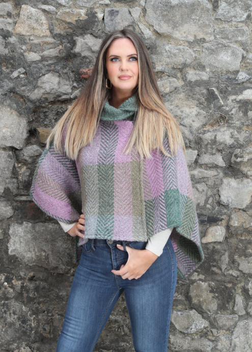 John Branigan Shawl Collar Poncho