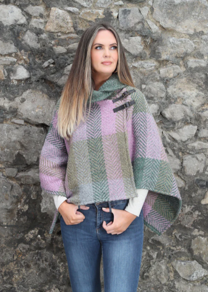 John Branigan Shawl Collar Poncho