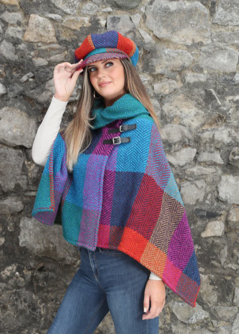 John Branigan Shawl Collar Poncho