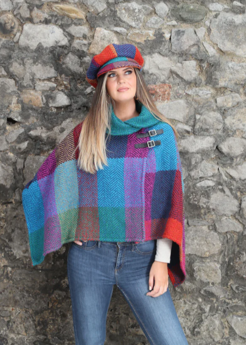 John Branigan Shawl Collar Poncho