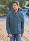 100% wool button sweater