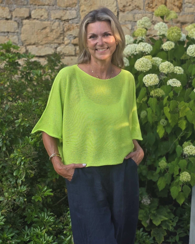 Cotton Blend Short Tunic Top