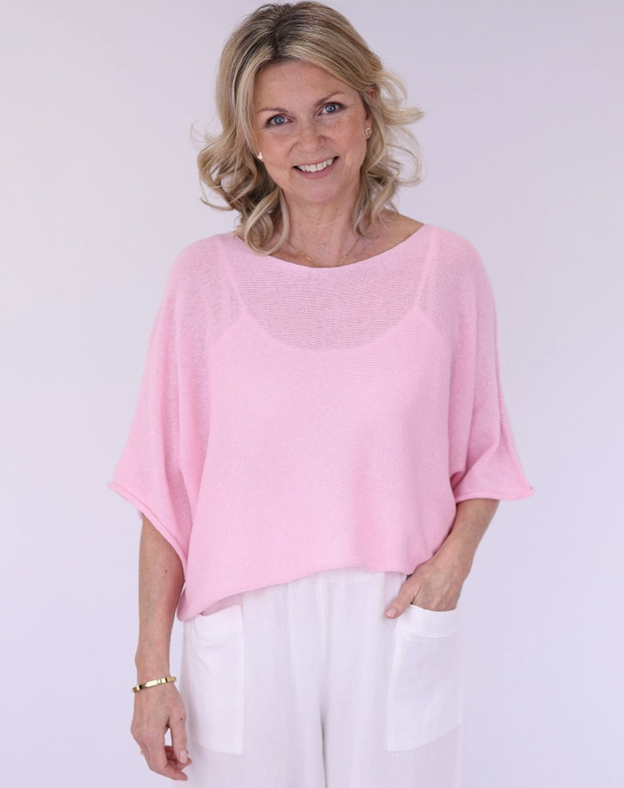Cotton Blend Short Tunic Top