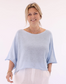Cotton Blend Short Tunic Top