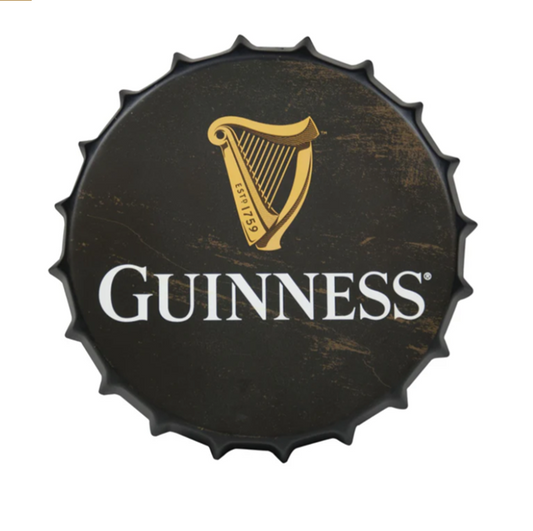 Guinness Sign - Bottle Cap Harp