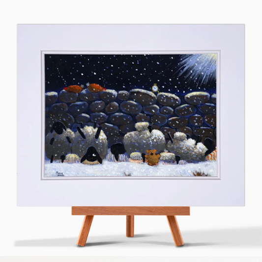 Mounted Print Silent Night