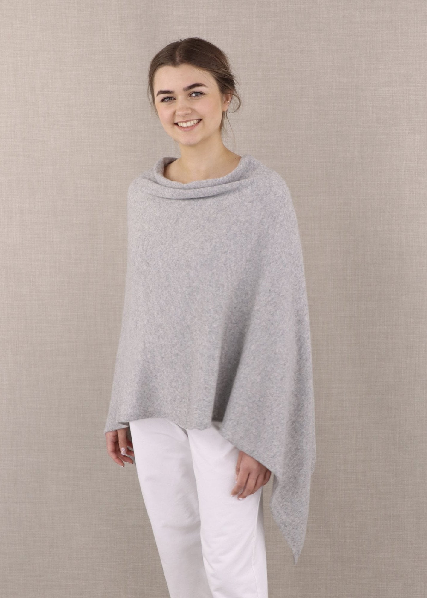 Cashmere Blend Poncho