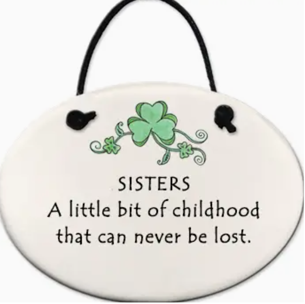 Ceramic Ornament - Sisters Childhood