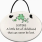 Ceramic Ornament - Sisters Childhood