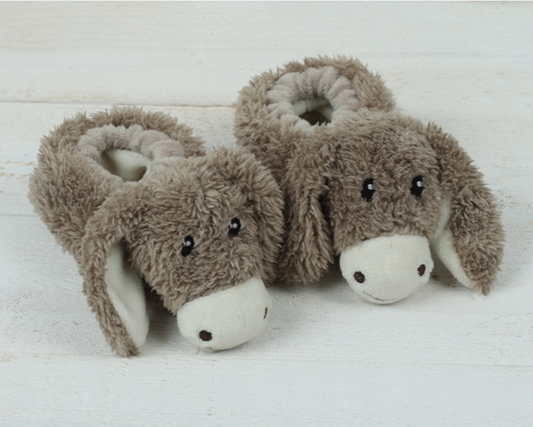 Baby Slippers - Donkey