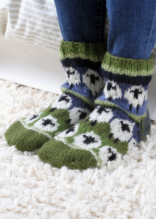 Flock of Sheep Sofa Socks