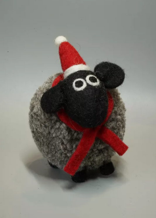 Stuart The Sheep At Christmas