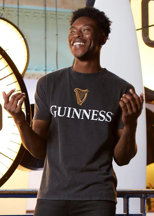 Guinness Tee Distressed Trademark Label