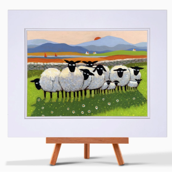 Mounted Print Thinking of Ewe