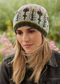 Thistle wool beanie embroidered