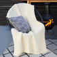 Honeycomb Merino Wool Aran Throw