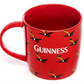 Guinness Mug Red with Flying Toucan