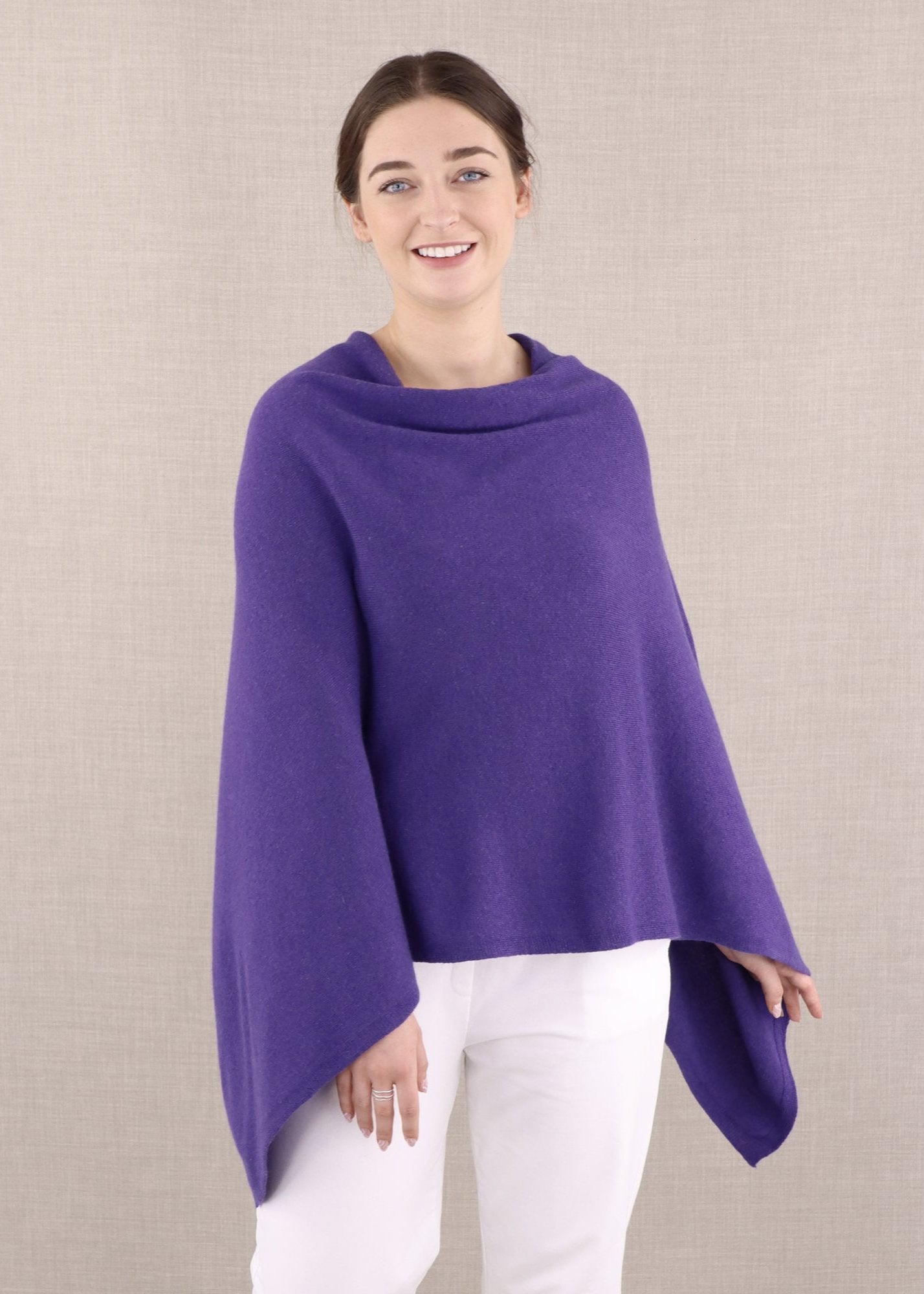 Cashmere Blend Poncho