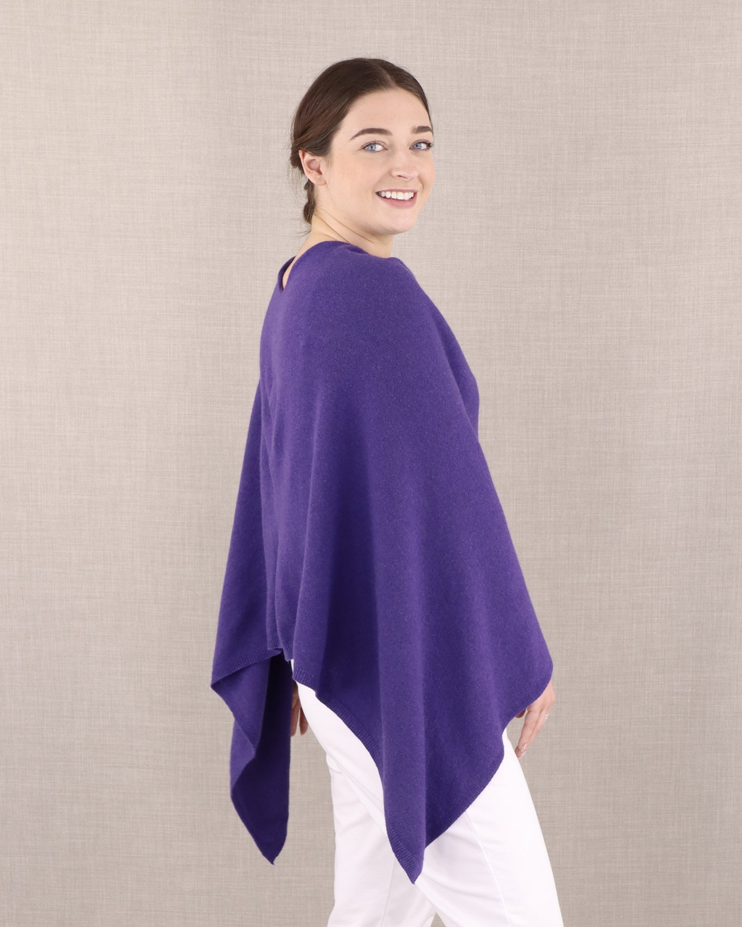 Cashmere Blend Poncho