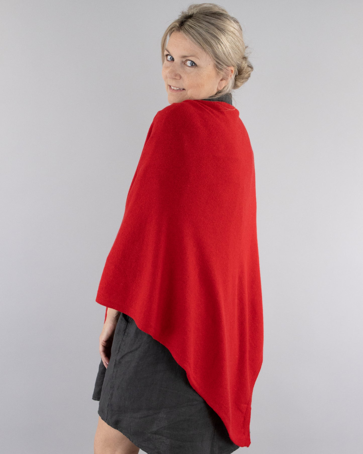 Cashmere Blend Poncho