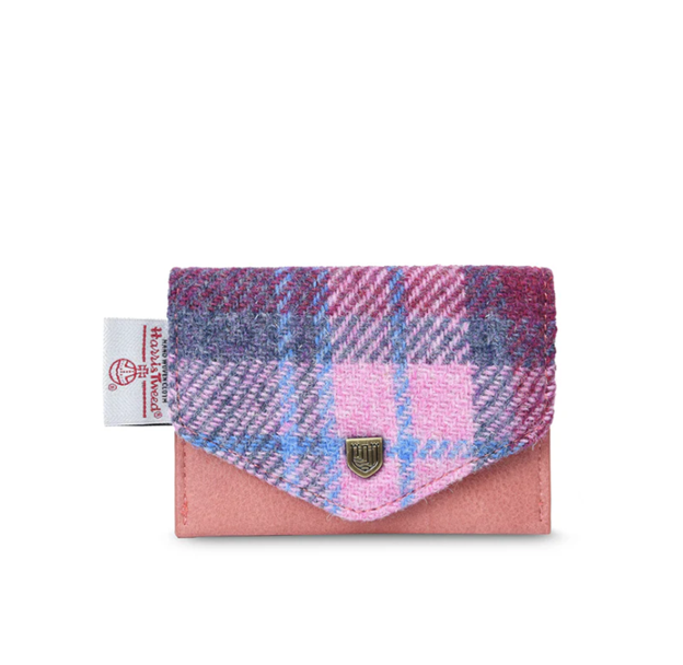 Harris Tweed Wallet Card Clasp