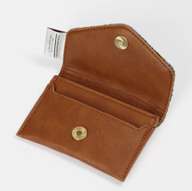 Harris Tweed Wallet Card Clasp