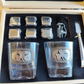 Pewter and Crystal Whiskey Glass Gift Set