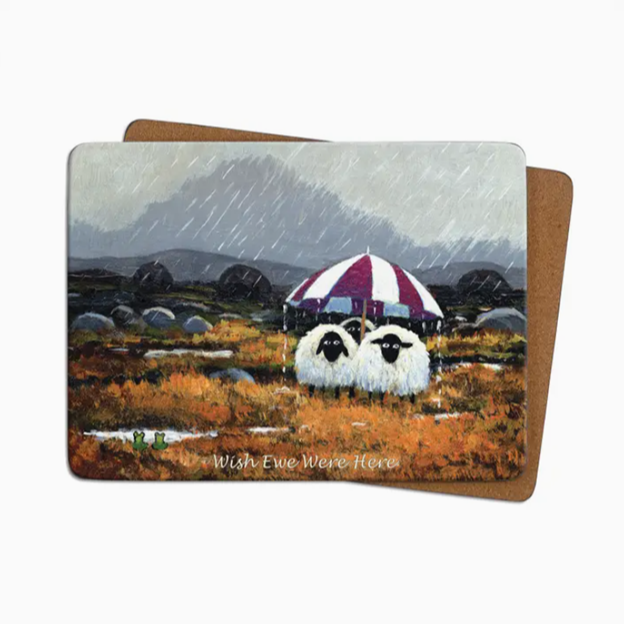 Table Mat - Wish Ewe Were Here