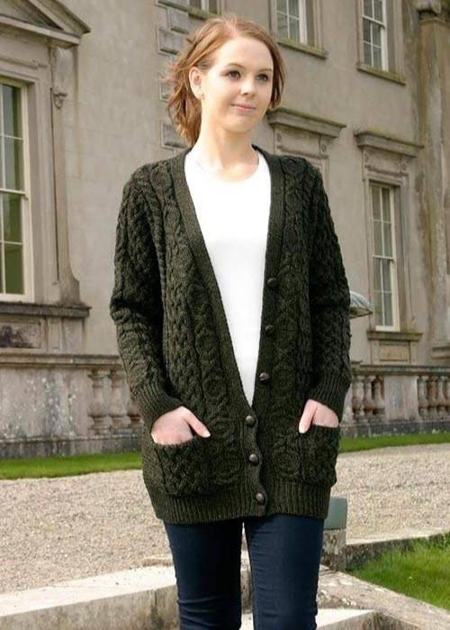 Aran Craft Boyfriend Cardigan