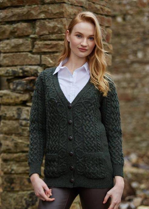 Aran Craft Boyfriend Cardigan