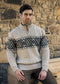 Aran Craft Celtic Jacquard Half Zip Cardigan