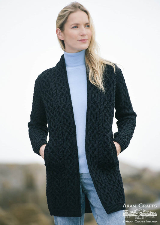 Aran Craft Celtic Braid Edge to Edge Coat