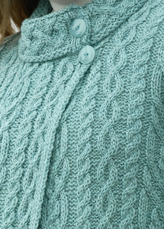 Aran Craft Cardigan 2 Button