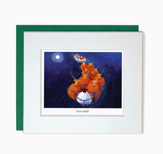 Greeting Card - Ewe-Dolf