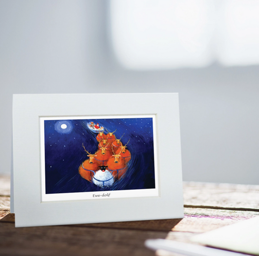 Greeting Card - Ewe-Dolf