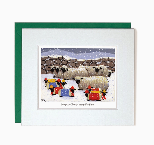 Greeting Card - Happy Christmas To Ewe