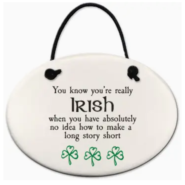 Ceramic Ornament - You Know You're Irish