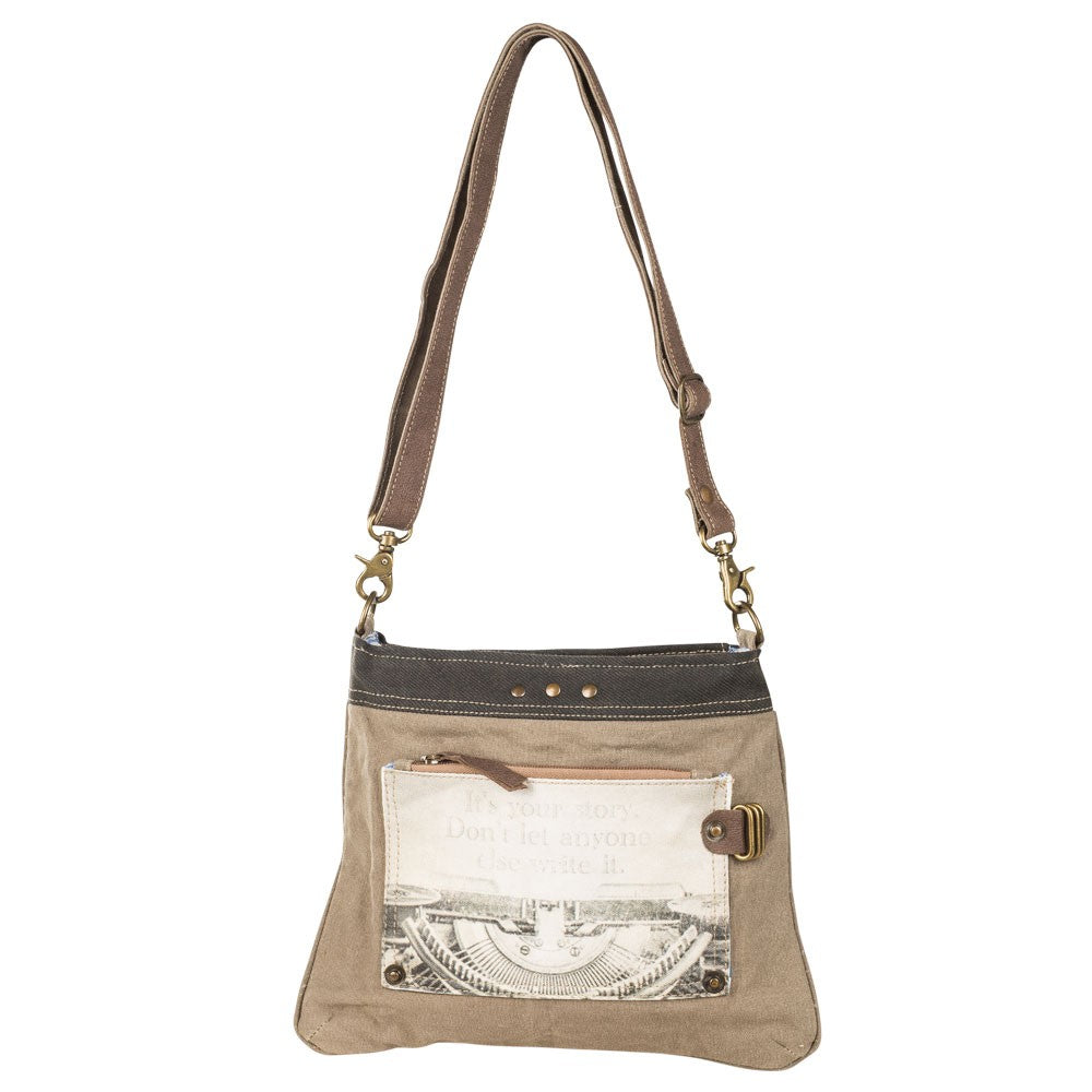 It's Your Story Canvas Crossbody