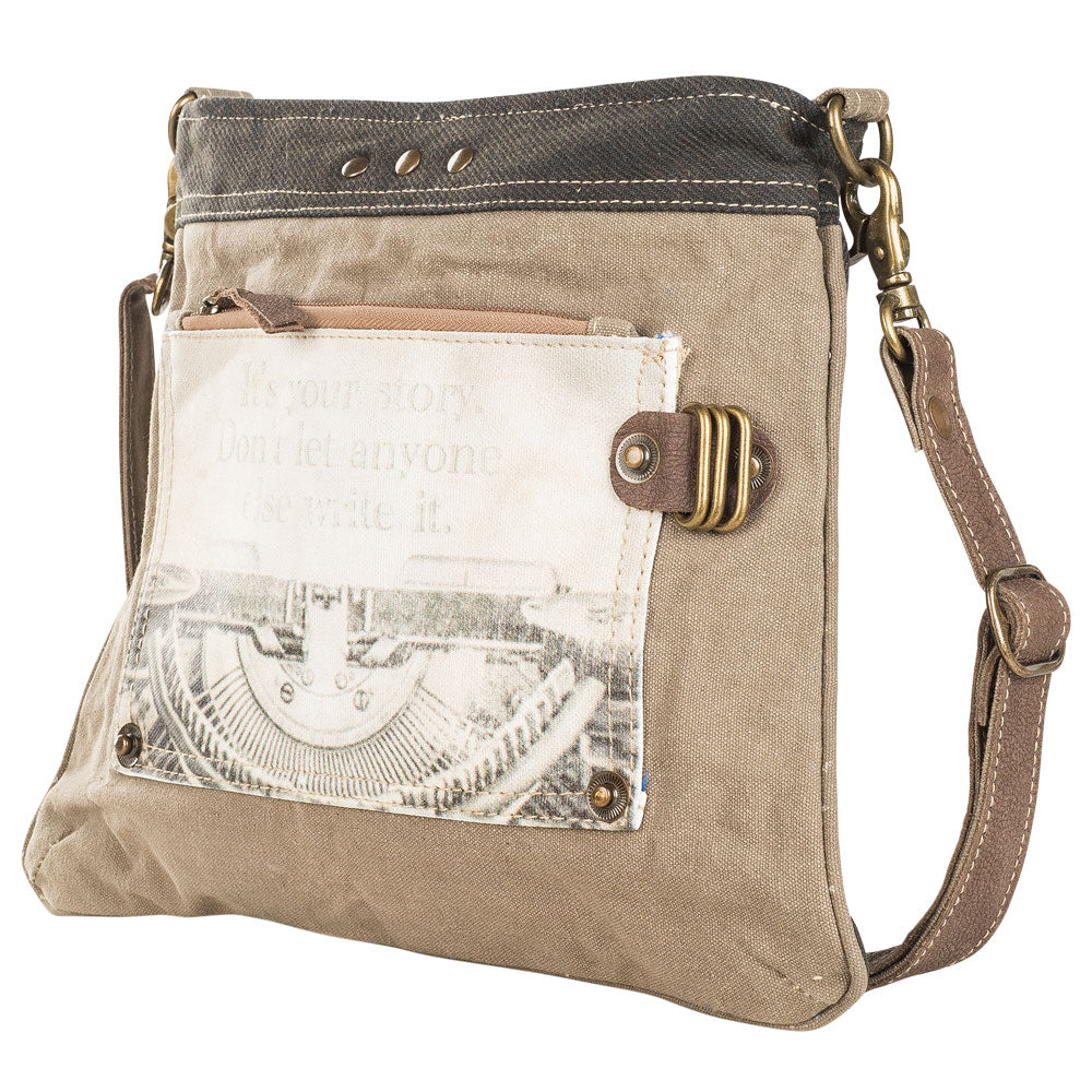 It's Your Story Canvas Crossbody