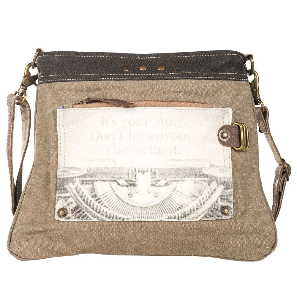It's Your Story Canvas Crossbody