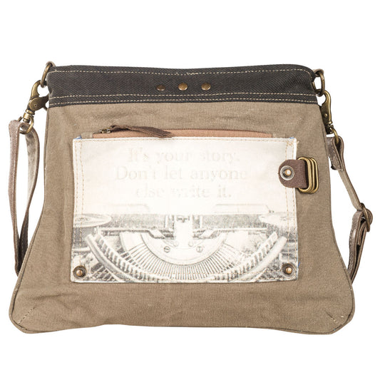 It's Your Story Canvas Crossbody