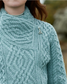 Aran Craft Cable Knit Side Zip Cardigan