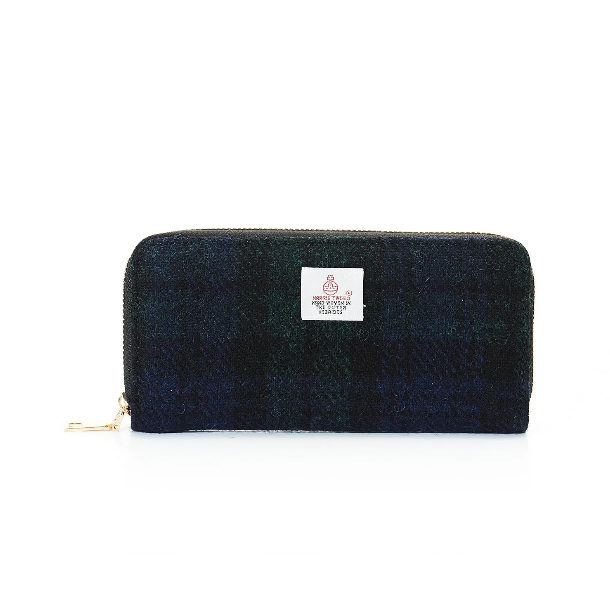 Harris Tweed Long Zip Wallet