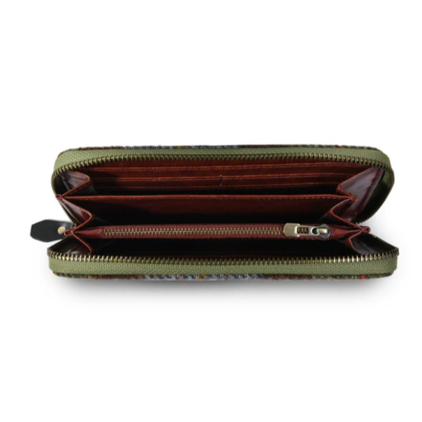 Harris Tweed Long Zip Wallet