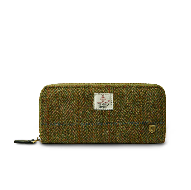 Harris Tweed Long Zip Wallet